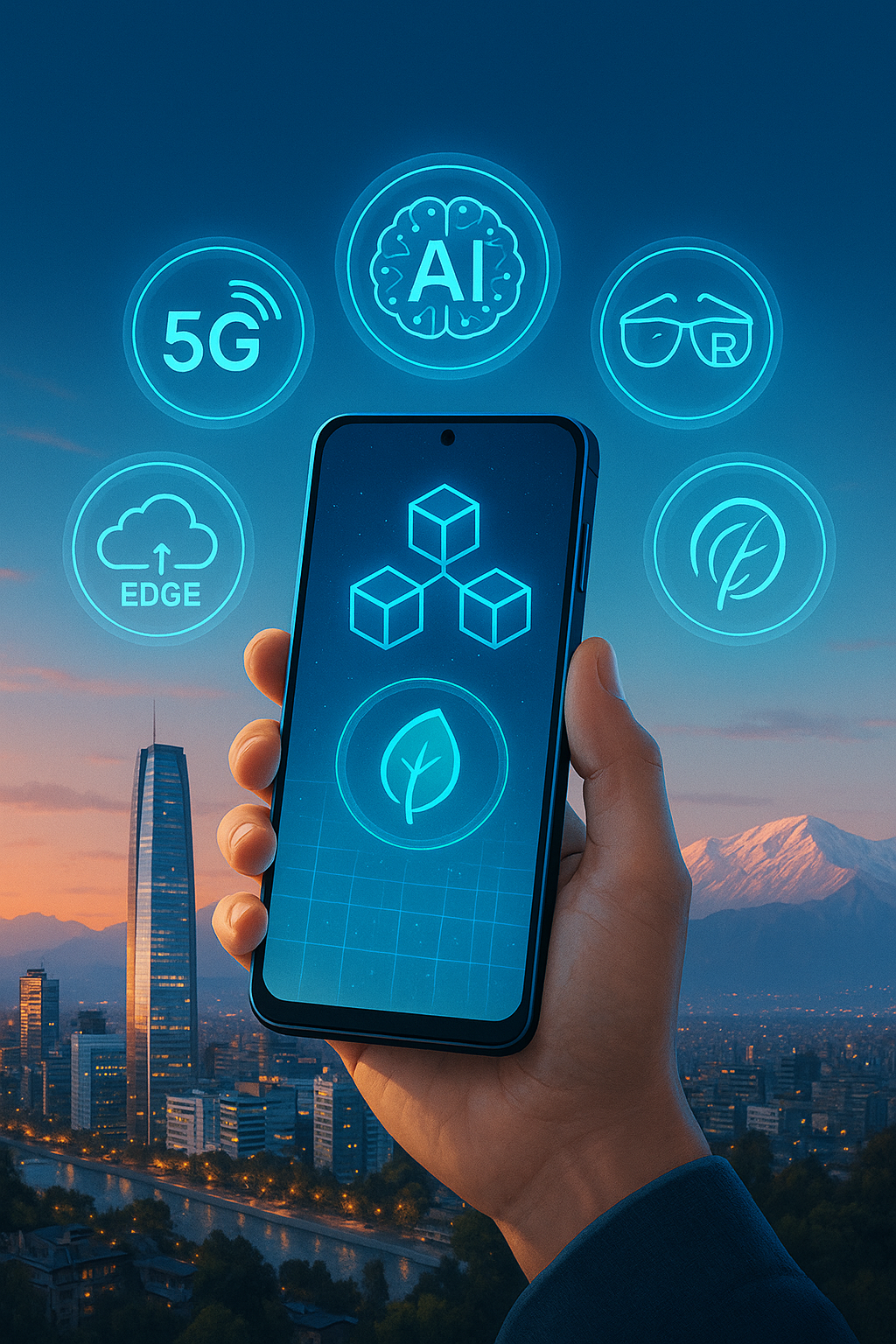 Imagen destacada: Tendencias de apps móviles empresariales para 2025 en Chile - Tecnologías, patrones de UX y oportunidades de negocio definiendo la próxima gen